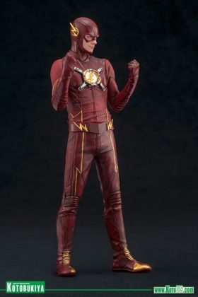 Kotobukiya presenta una nueva versi&oacute;n de la figura de 'The Flash'