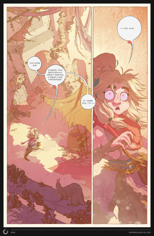 Descubre 'Rising Sand', un cómic de Jenn Lee y Ty Dunitz 6 cómic digital, Jenn lee, Rising Sand, Ty Dunitz