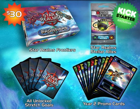 'Star Realms Frontiers' inicia campaña de financiación en Kickstarter