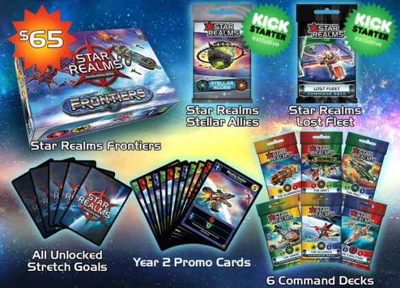 'Star Realms Frontiers' inicia campaña de financiación en Kickstarter