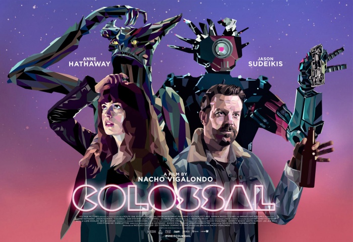 Colossal póster - Anne Hathaway - Jason Sudeikis