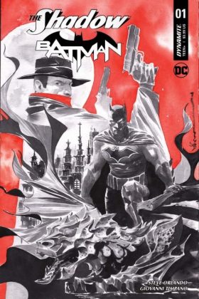 Portadas alternativas y más detalles de 'The Shadow / Batman' #1