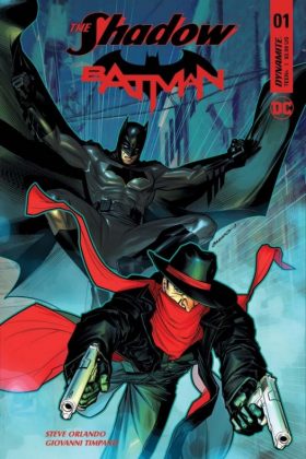 Portadas alternativas y más detalles de 'The Shadow / Batman' #1