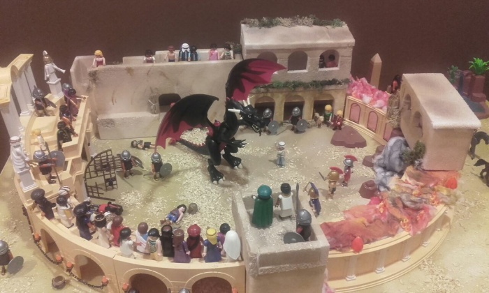 Inaugurada la exposición de 'Canción de hielo y fuego' de Corominas 26 cancion de hielo y fuego - dioramas clicks 02