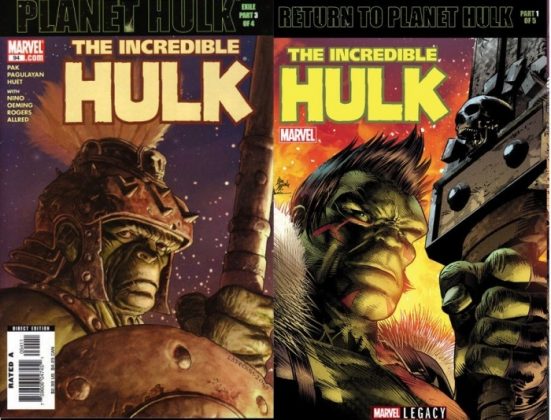 Portadas lenticulares con motivo de 'Marvel Legacy'