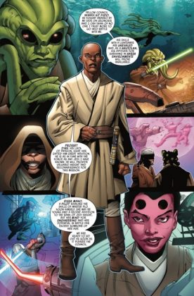'Jedi of the republic- Mace Windu' #1 se deja ver en un adelanto