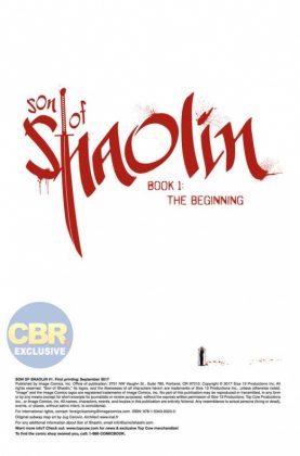 Ya disponible el adelanto de 'Son of Shaolin'
