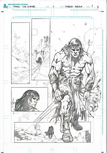 Dos exposiciones más para las XXII Jornadas del Cómic de Avilés 3 Conan, Jornadas del Cómic de Avilés, Sergio Dávila