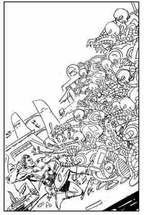 Bob Layton muestra diferentes trabajos para 'ROM' de IDW Publishing