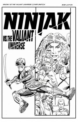 Bob Layton muestra diferentes trabajos para 'ROM' de IDW Publishing