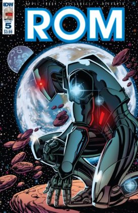 Bob Layton muestra diferentes trabajos para 'ROM' de IDW Publishing