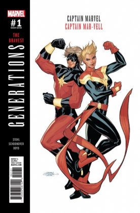 Primer vistazo a 'Generations: Captain Marvel & Captain Mar-Vell' #1