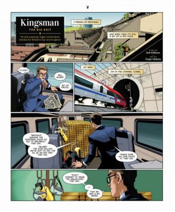 El cómic 'Kingsman: The Big Exit' ya ha sido publicado en la revista Playboy