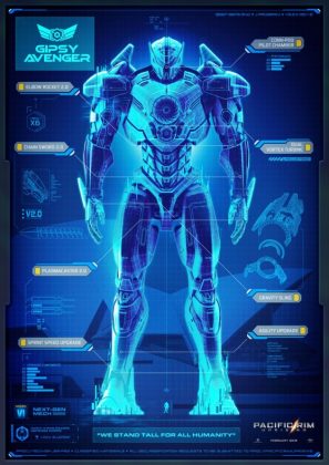 John Boyega se deja ver con el traje de batalla que llevará en 'Pacific Rim: Uprising'