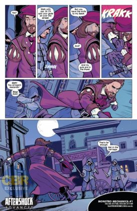 Publicado el primer adelanto del cómic 'Monstro Mechanica' #1