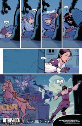 Publicado el primer adelanto del cómic 'Monstro Mechanica' #1