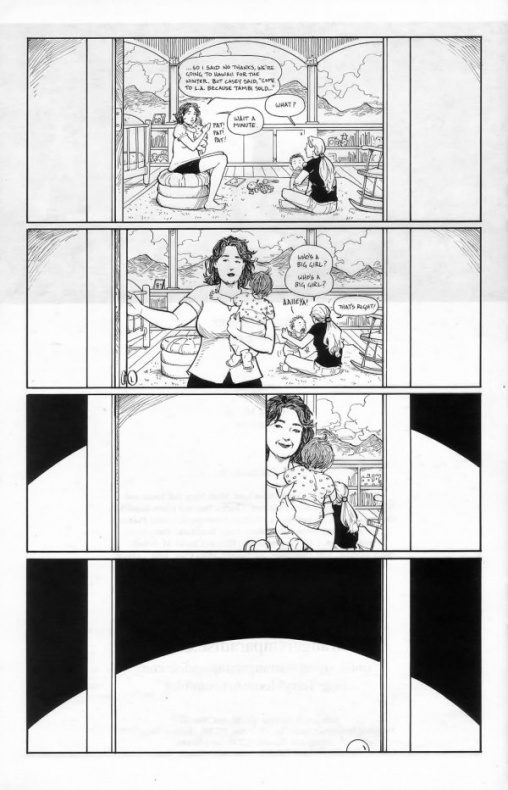 Nuevos detalles sobre el regreso de 'Strangers in Paradise', de Terry Moore 3 Strangers in Paradise última página