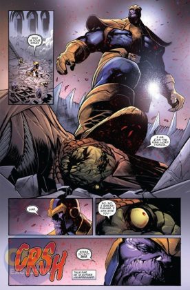 Thanos derrota a todo el Universo Marvel en Marvel Legacy