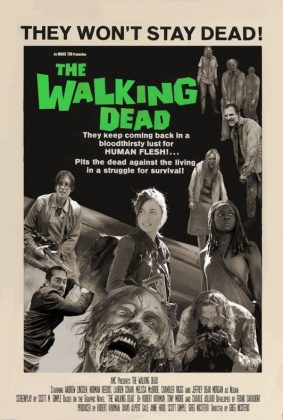 'The walking dead' conmemora sus 100 capítulos con pósters de películas clásicas