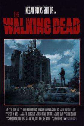 'The walking dead' conmemora sus 100 capítulos con pósters de películas clásicas