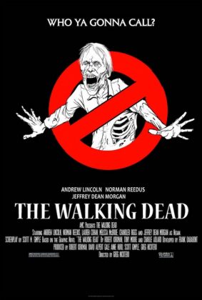 'The walking dead' conmemora sus 100 capítulos con pósters de películas clásicas