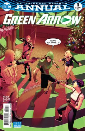 DC muestra 'Green arrow annual' #1 en un adelanto