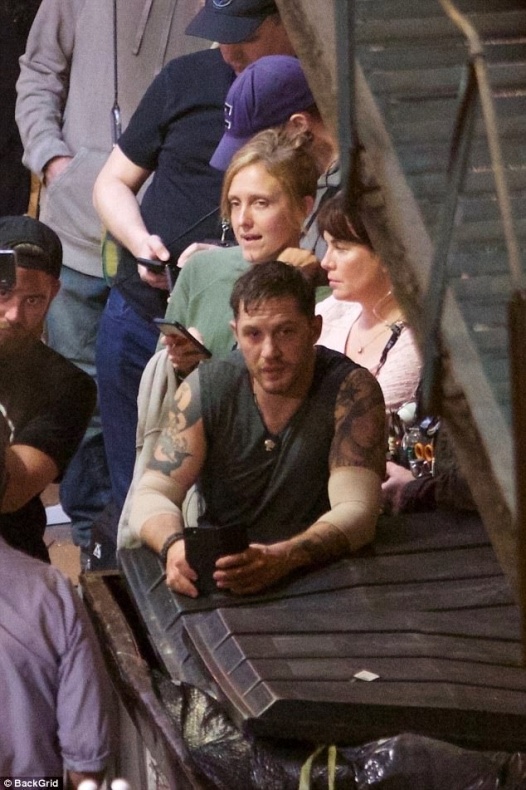 Primeras imágenes de Tom Hardy desde el set de la película de Venom