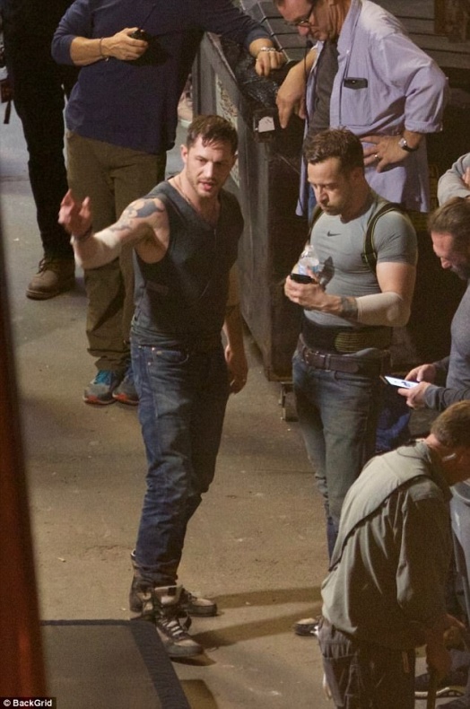 Primeras imágenes de Tom Hardy desde el set de la película de Venom