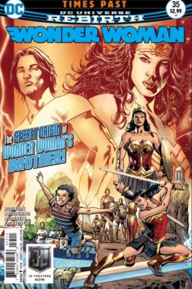 Publicado el primer vistazo de 'Wonder Woman' #35 con el hermano de Diana