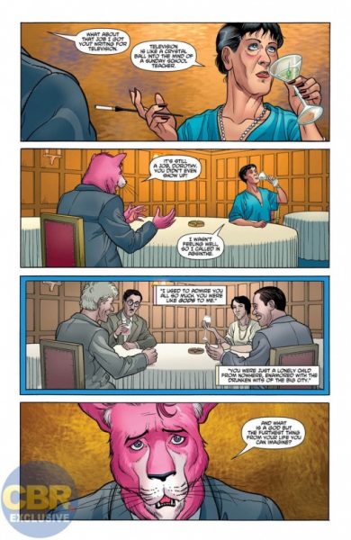 Reseña de Huyamos por la izquierda: Las crónicas del León Melquíades 4 DC Comics, ECC Ediciones, Mark Russell, Mike Feehan