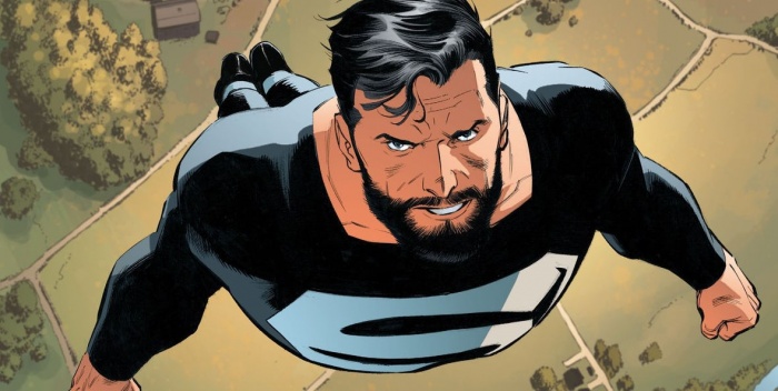 Liga de la Justicia Superman Traje Negro