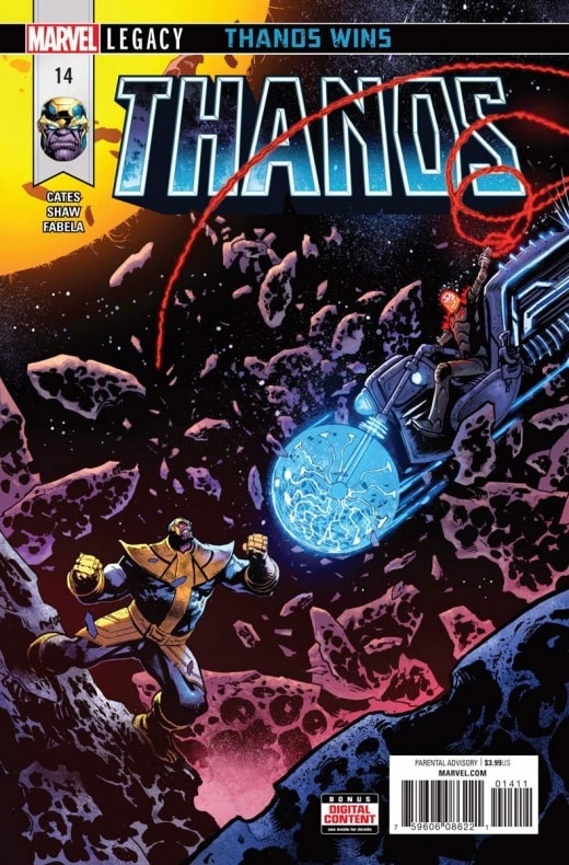 El Titán Loco más pensativo en el primer vistazo al 'Thanos' #14