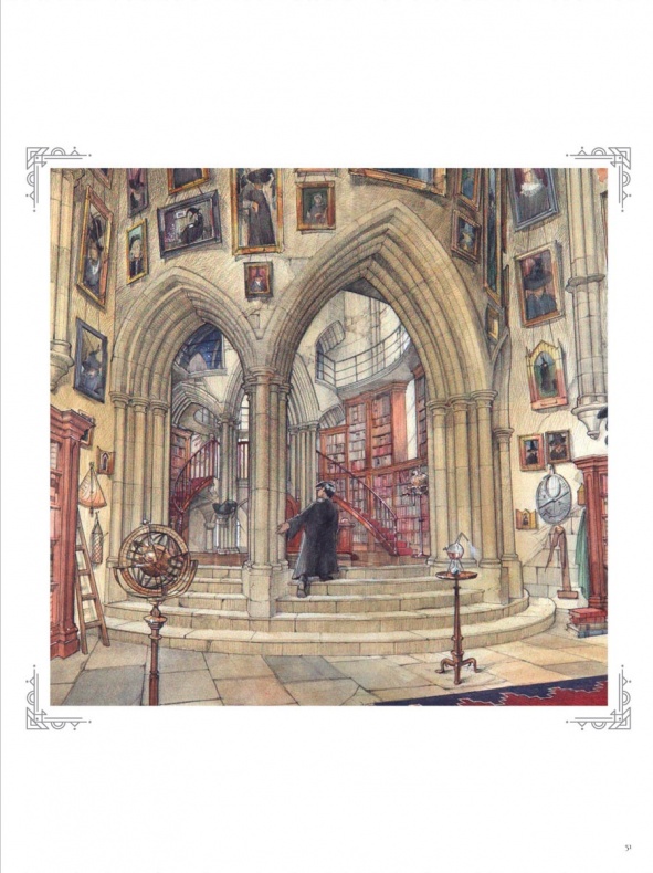 Reseña de 'El arte de Harry Potter' 5 Arte Despacho de Dumbledore