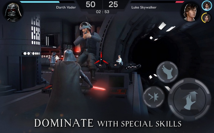 El juego de móvil 'Star Wars: Rivals' celebrará los duelos más importantes de la saga
