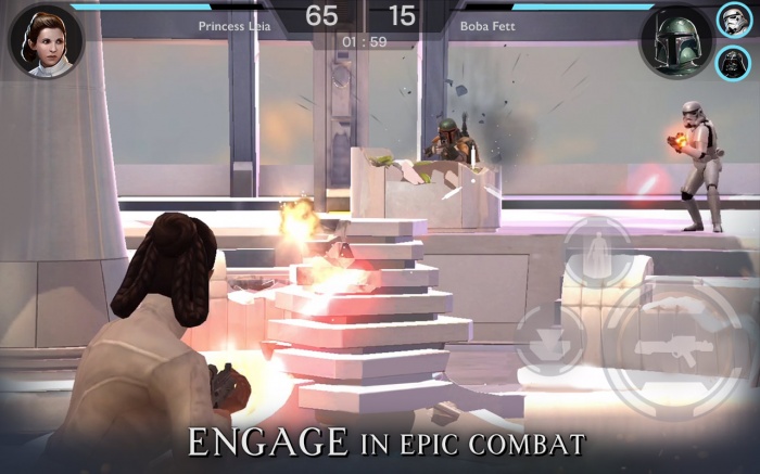 El juego de móvil 'Star Wars: Rivals' celebrará los duelos más importantes de la saga