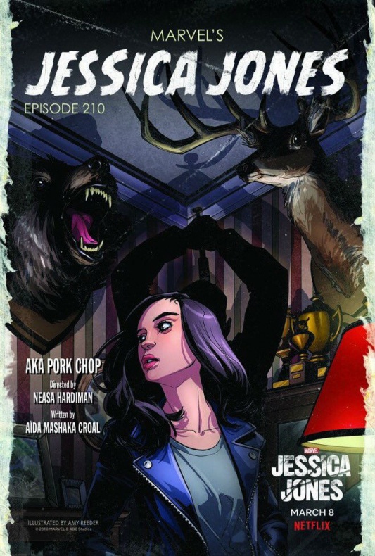13 espectaculares cartelas que nos harán añorar la serie de Jessica Jones 10 Jessica Jones Carteles Pulp (10)