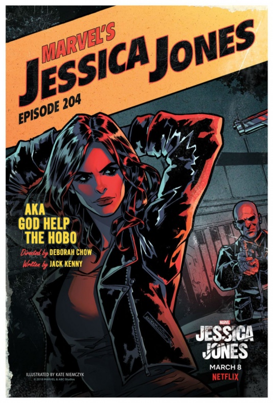 13 espectaculares cartelas que nos harán añorar la serie de Jessica Jones 4 Jessica Jones Carteles Pulp (4)
