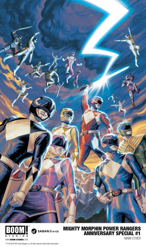 BOOM! Studios anuncia un nuevo cómic de los Power Rangers por su 25 aniversario 2 Power Rangers (1)