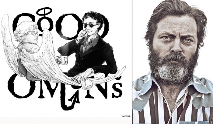 good omens offerman good omens offerman