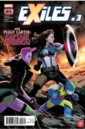 Capitán América, Exiles, Marvel, Peggy Carter