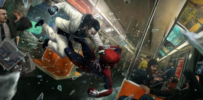Nuevos artes conceptuales de los villanos del juego de Spider-Man para PS4