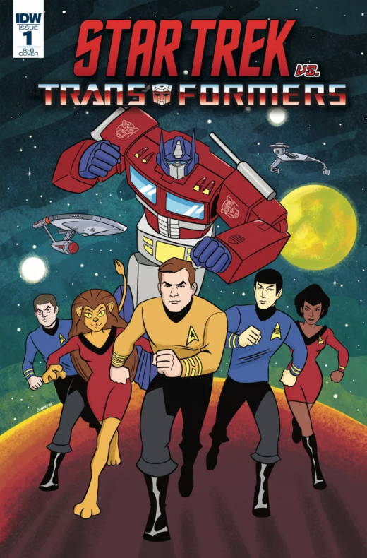 IDW anuncia un 'crossover' entre la serie de cómics de Star Trek y Transformers