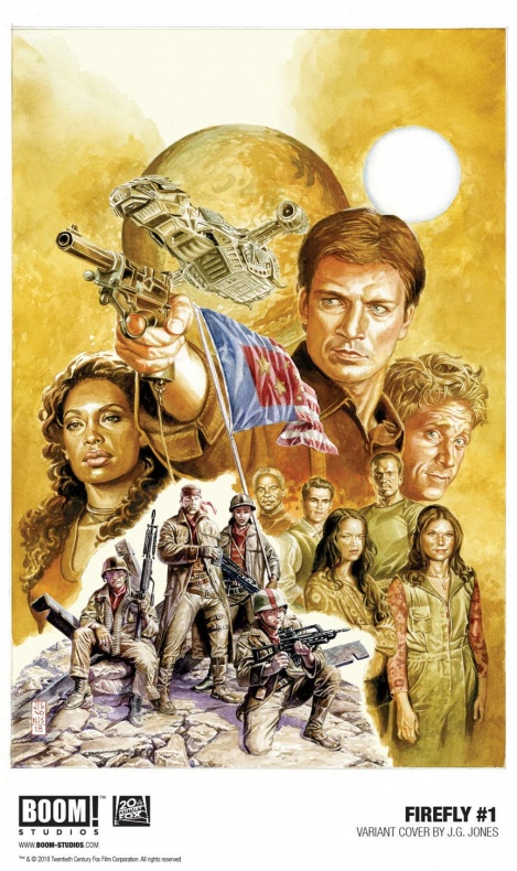 'Firefly' #1 nos muestra a la tripulación de Serenity en un adelanto 5 'Firefly'#1 Variant Cover