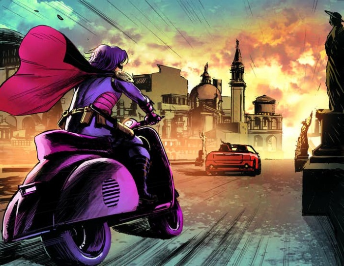 Hit-Girl llega a Roma en el adelanto de su nueva historia 5 Hit-Girl 3