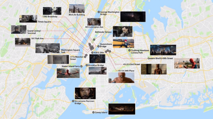 Localizaciones en Nueva York de las películas del Universo Cinematográfico Marvel