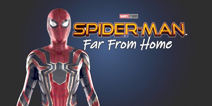Spider Man Far From Home Logo Banner