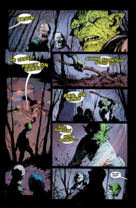 Brian Azzarello, Cosa del Pantano, DC, Greg Capullo, Halloween, Swamp Thing