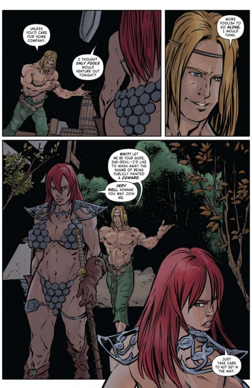 Red Sonja se enfrenta al hombre lobo en el especial de Halloween