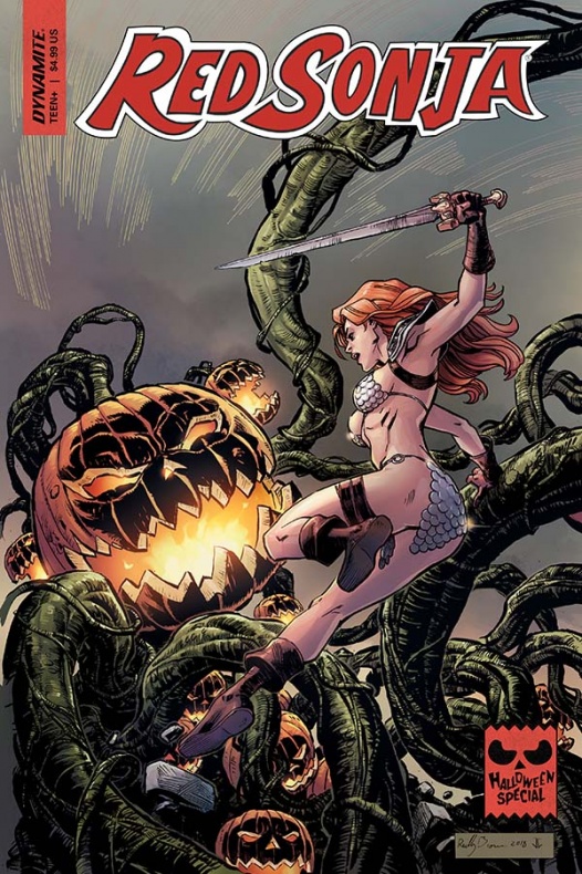 Red Sonja se enfrenta al hombre lobo en el especial de Halloween