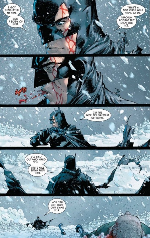 Batman se mancha las manos en el último número de su serie regular